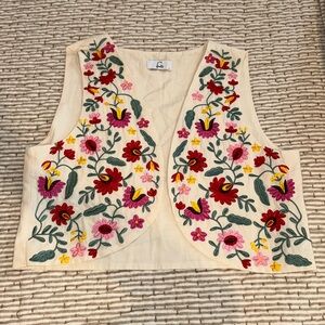 Embroidered vest from Italy